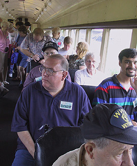 Another photo of riding the rails