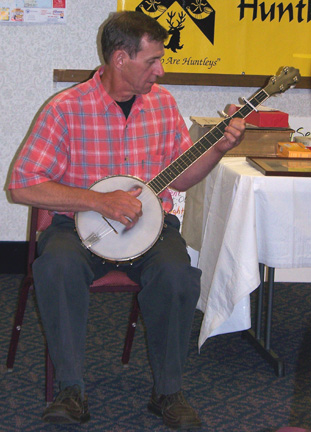 Banjo-playing man