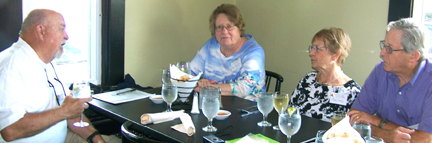 Several people around a table