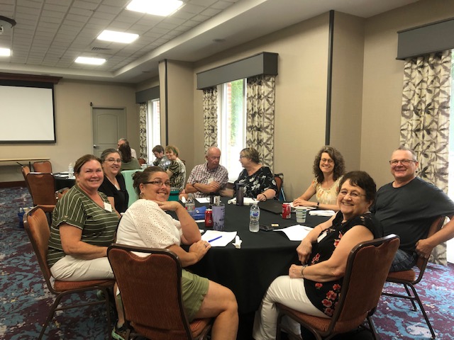 Another table of happy Huntleys!